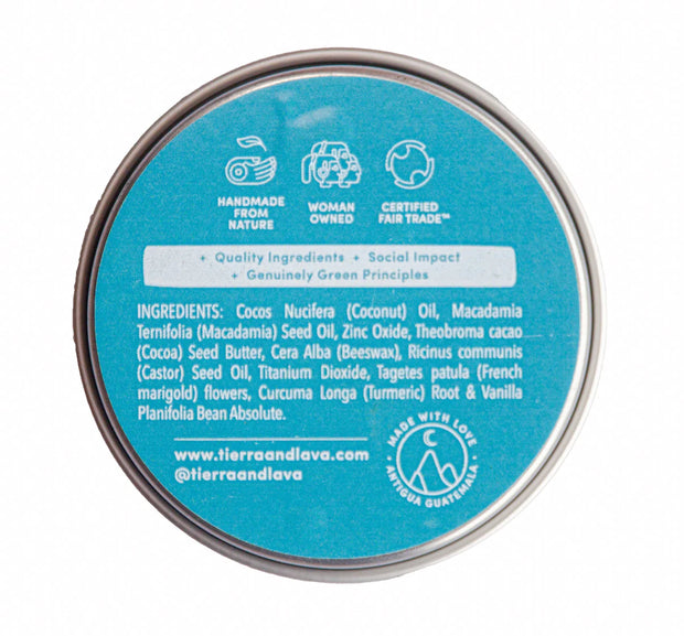 Vanilla Turmeric Sunscreen SPF15