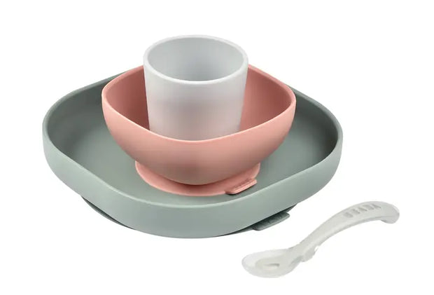 BEABA Silicone Suction Meal Set - Set of 4