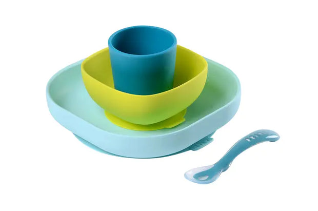 BEABA Silicone Suction Meal Set - Set of 4