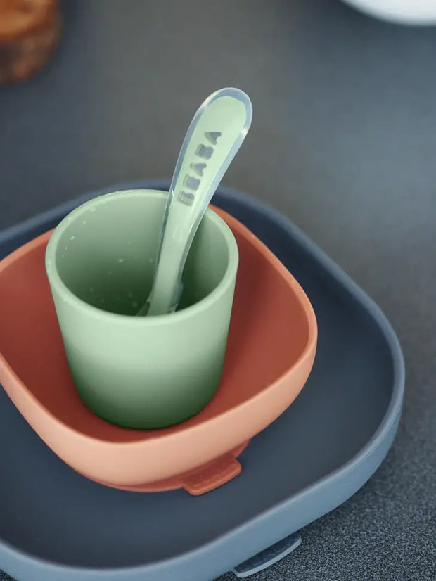 BEABA Silicone Suction Meal Set - Set of 4