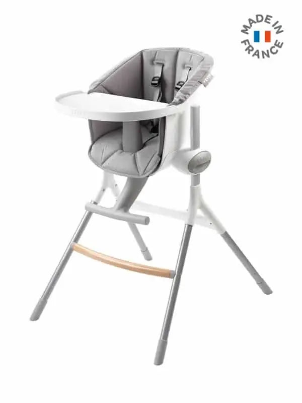 BEABA Up & Down High Chair with Cushion - Grey