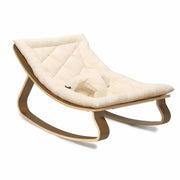 Baby Rocker Levo in Walnut With Cushion