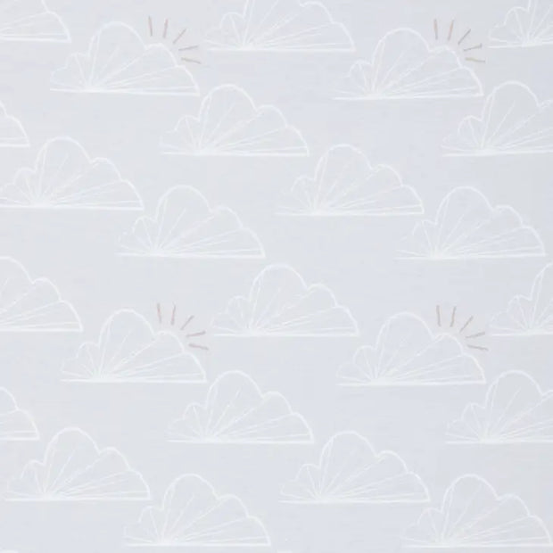 Beaba by Shnuggle Full Size Crib Fitted Sheets – Cloud