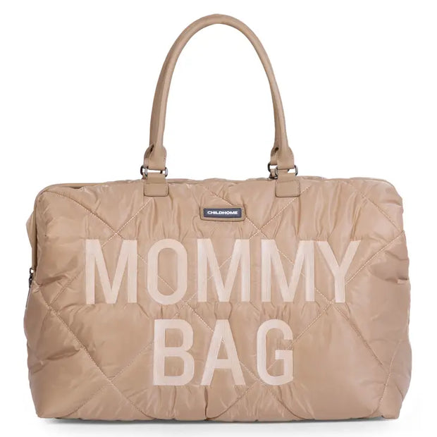 Childhome Mommy Bag, XL Diaper Bag - Puffer Beige