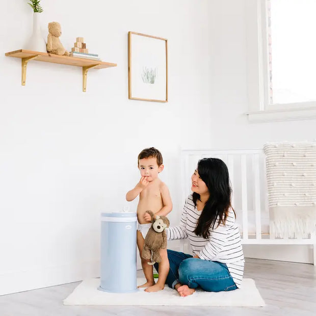 Cloudy Blue Diaper Pail