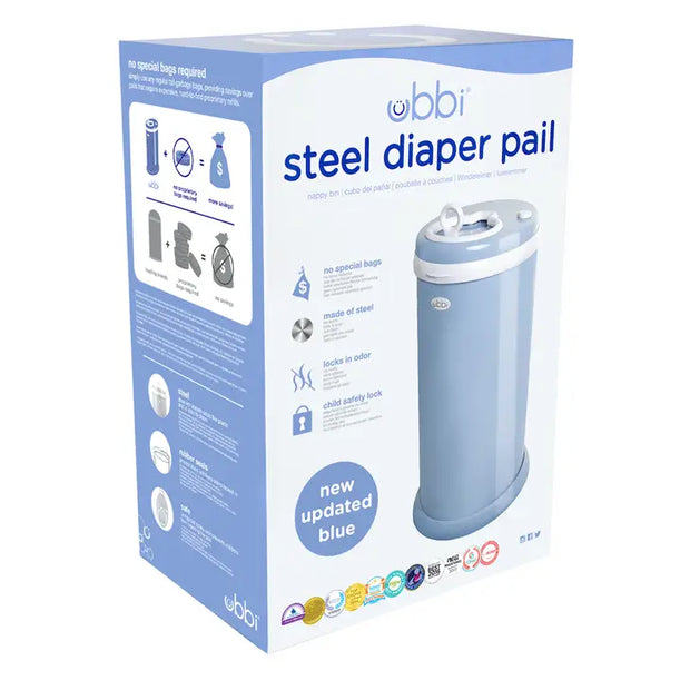 Cloudy Blue Diaper Pail