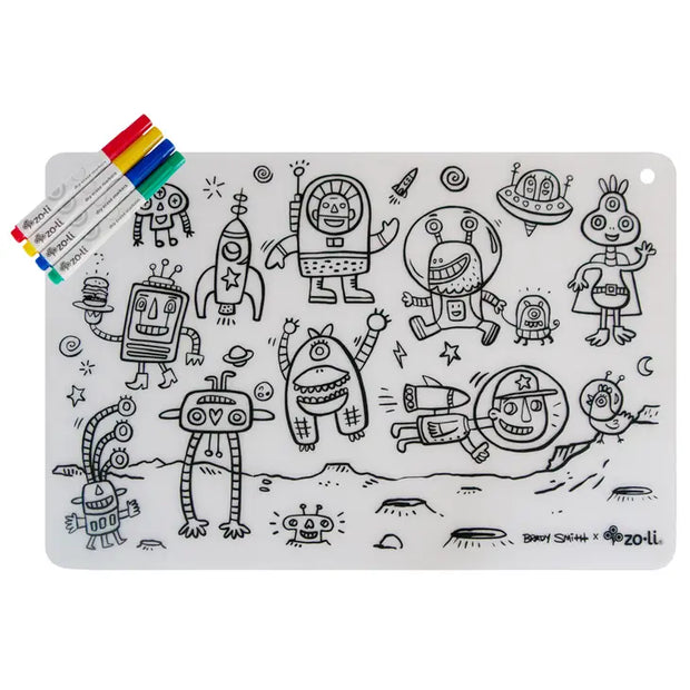 ColorMATTIES - Reusable Coloring Placemats