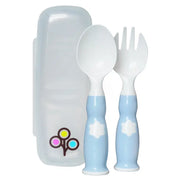 Ergonomic Fork and Spoon with Case