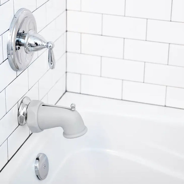 Gray Bathtub Spout Guard