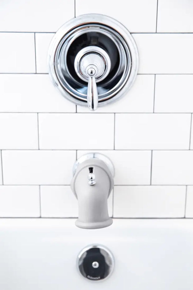 Gray Bathtub Spout Guard