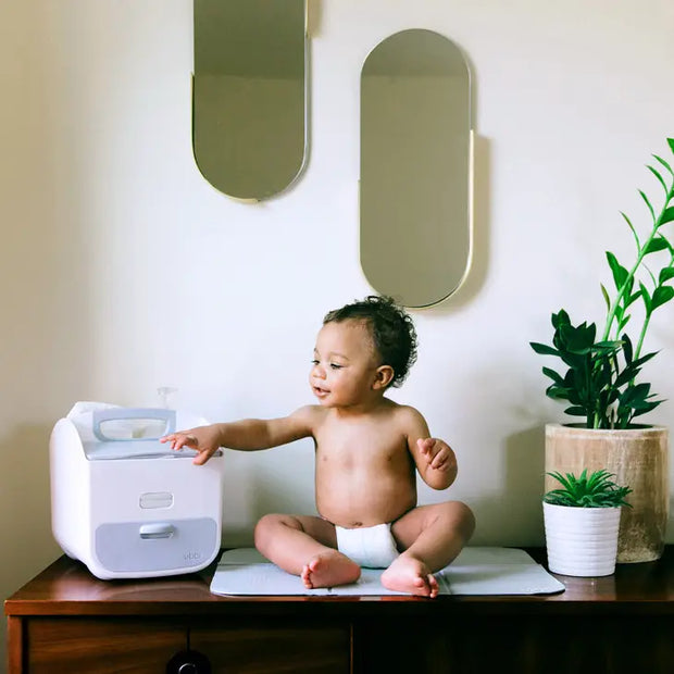 Gray Diaper Caddy