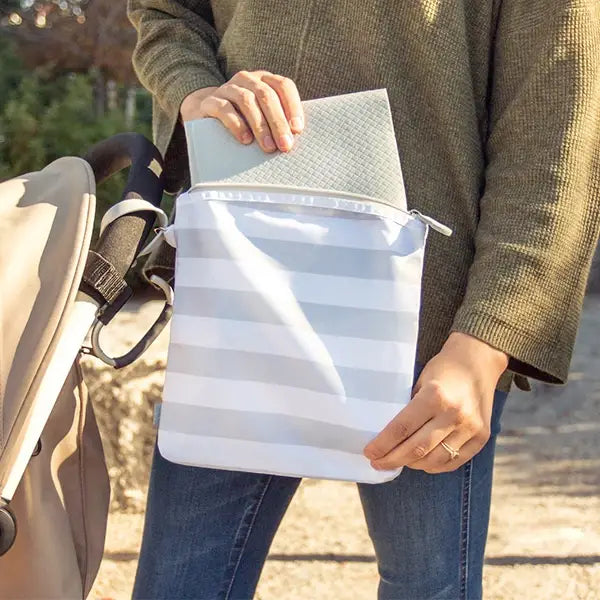 Gray On-the-Go Changing Mat & Bag