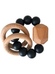Hayes Silicone + Wood Teether Ring