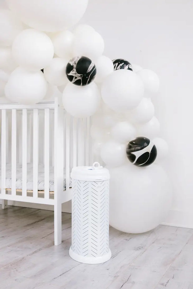 Herringbone Diaper Pail