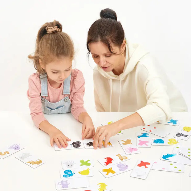 Let’s Play Color Dominoes