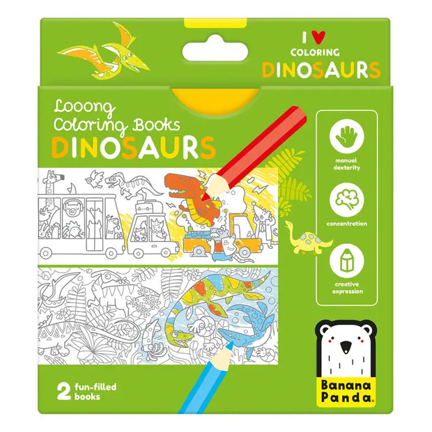 Looong Coloring Books - I Love Coloring Dinosaurs
