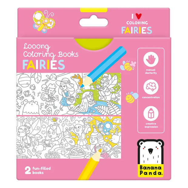 Looong Coloring Books - I Love Coloring Fairies