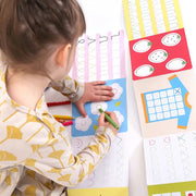 Looong Coloring Books - Ready to Trace Intermediate Lines