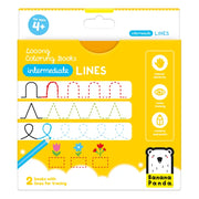 Looong Coloring Books - Ready to Trace Intermediate Lines