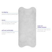 Non-Slip Gray Bath Mat Accessory