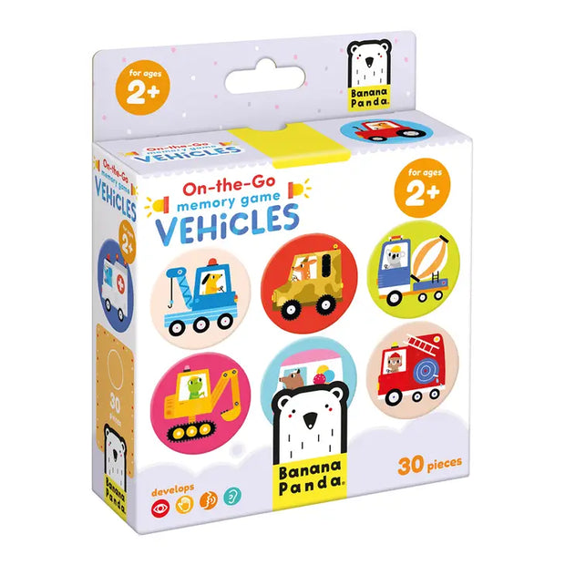 On-the-Go Puzzle Memory Game Vehicles