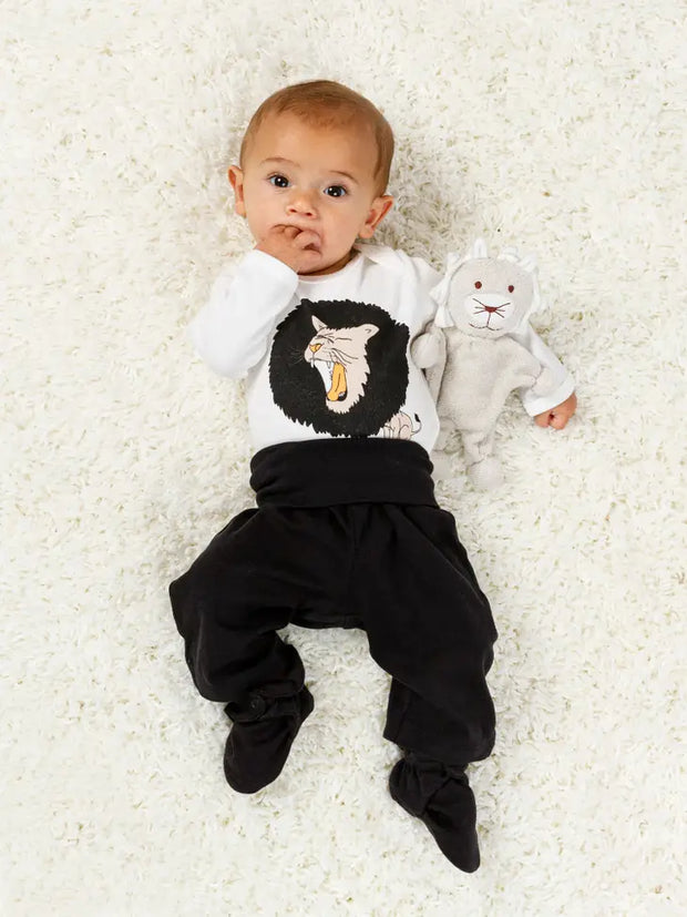 Organic Baby LS Bodysuit - Roar Lion Screenprint