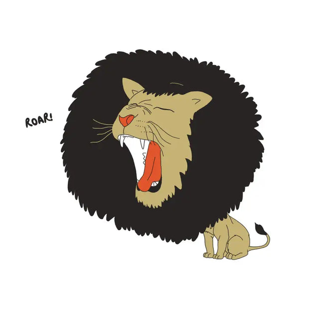 Organic Baby LS Bodysuit - Roar Lion Screenprint