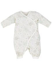 Organic Baby Muslin Side Snap Kimono - Twinkle Stars