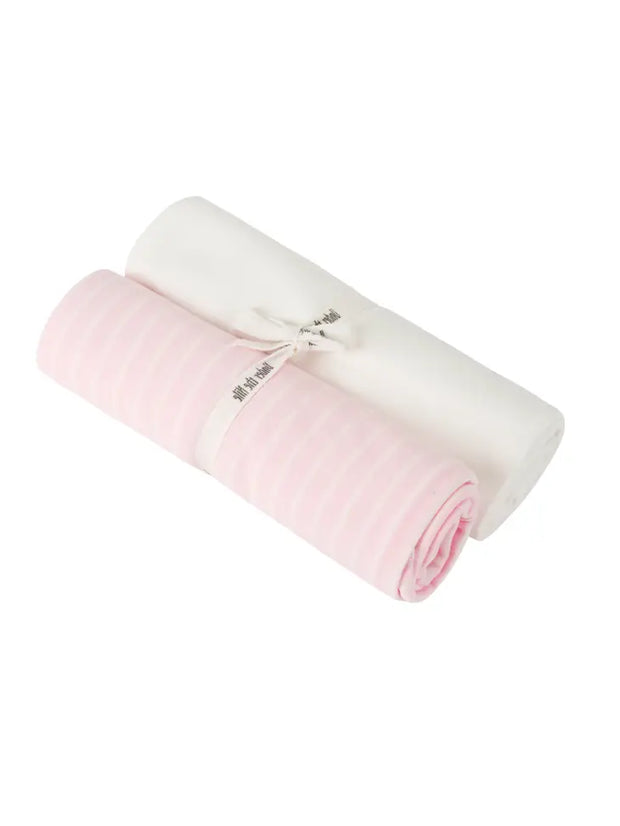Organic Baby Swaddle Blanket - Pack of 2