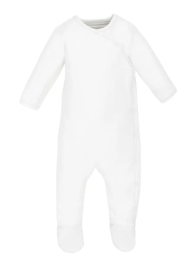 Organic Baby Sherpa Side Snap Footie
