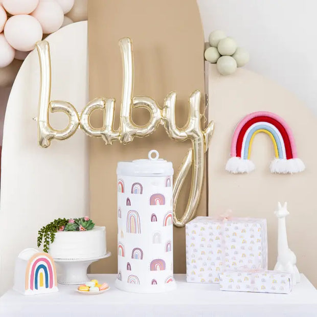 Rainbow Diaper Pail