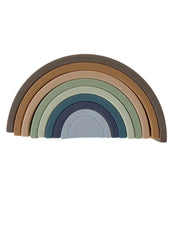 Rainbow Teether Silicone Stacker