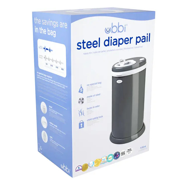Slate Diaper Pail