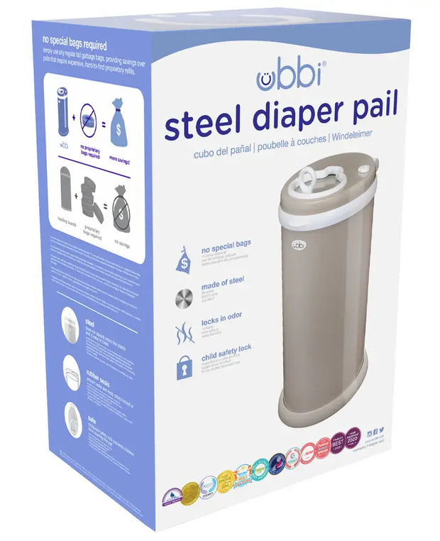 Taupe Diaper Pail