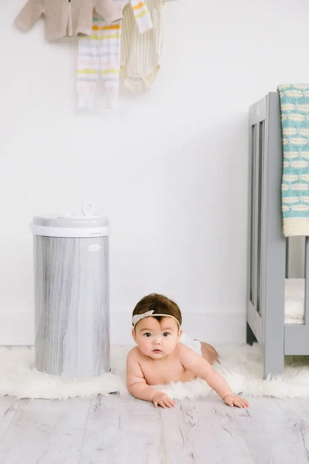Woodgrain Diaper Pail