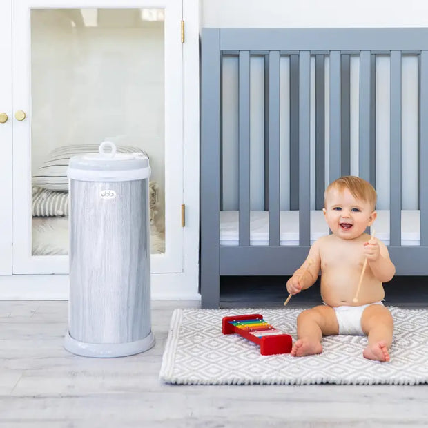 Woodgrain Diaper Pail