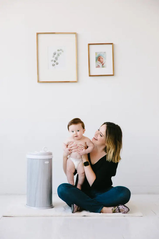 Woodgrain Diaper Pail