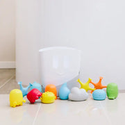 Bath Time Essential Gift Set, Includes Drying Bin & 11 Toys
