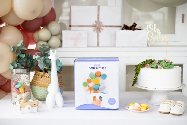 Bath Time Essential Gift Set, Includes Drying Bin & 11 Toys