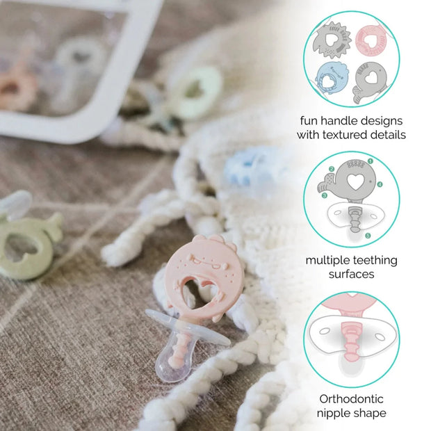 binki T dino - pacifier + teether combination