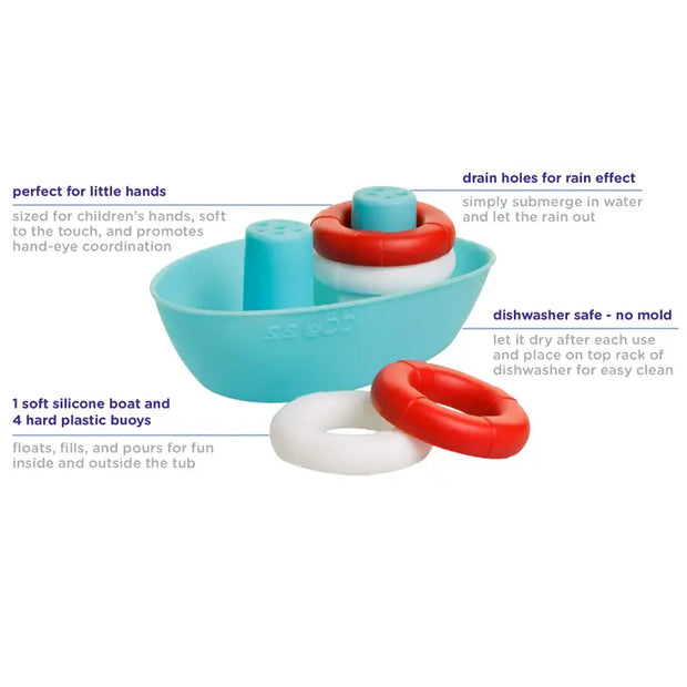 Boat & Buoys Bath Toys