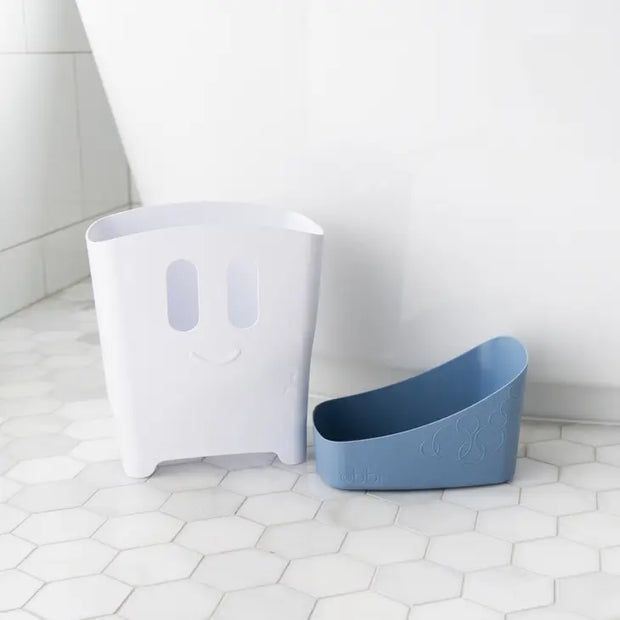 Cloudy Blue Bath Toy Drying Bin