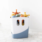 Cloudy Blue Bath Toy Drying Bin