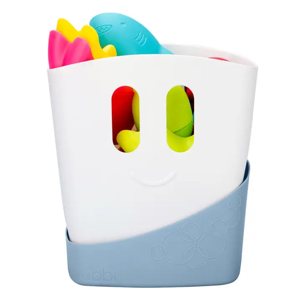 Cloudy Blue Bath Toy Drying Bin