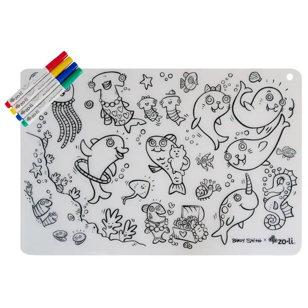 ColorMATTIES - Reusable Coloring Placemats