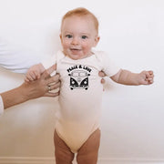Vintage Peace Love BusOrganic Cotton Bodysuit | Short Sleeve