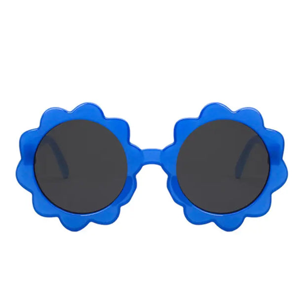 Baby & Toddler Round Sunburst Sunglasses - Sea Blue