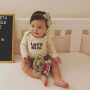 Love Bug Organic Cotton Baby Bodysuit | Long Sleeve