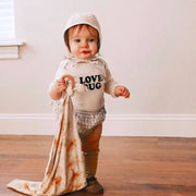 Love Bug Organic Cotton Baby Bodysuit | Long Sleeve