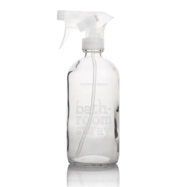 Bathroom Empty Glass Bottle